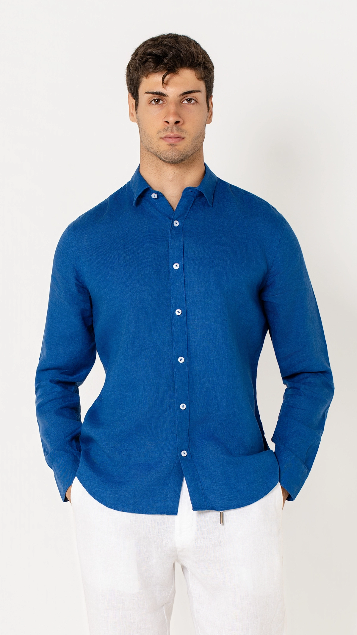 Regular Fit 100% Linen Shirt